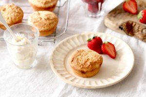 【マフィン型でできる】　酒粕風味の米粉パンの作り方