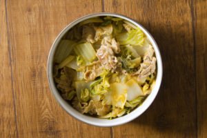 豚こまと白菜のうま煮