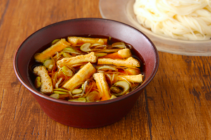 【調理時間5分】油揚げの旨味じんわり ねぎきつねつけそうめん