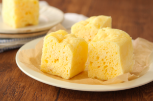 レンジで簡単! ふわふわヨーグルト蒸しパン