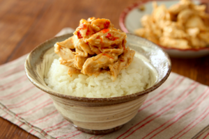 レンジで簡単！ ご飯がすすむ坦々ささみ